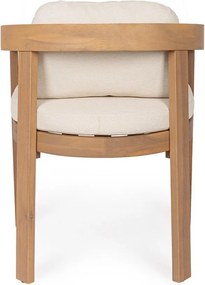 Drevená záhradná stolička v prírodnej farbe Pablo – Bizzotto