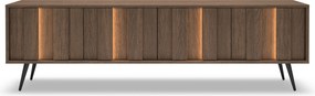 TV skrinka Flaro 184 cm s osvetlením - dub dunin