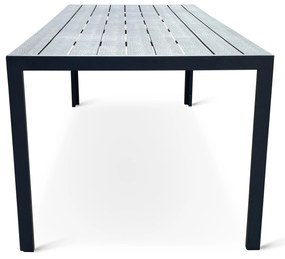 Záhradný jedálenský set Viking XL 190cm + 6x ratanová stolička Roma