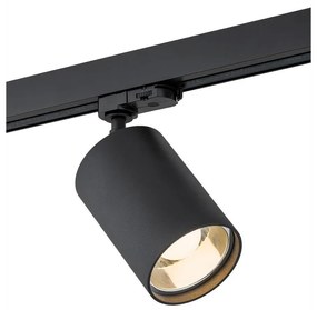 Argon 4306 - Bodové svietidlo do lištového systému BERGEN 1xE27/15W/230V čierna