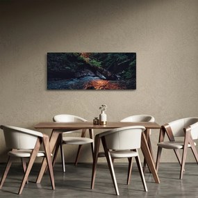 Obraz horskej riečky (120x50 cm)