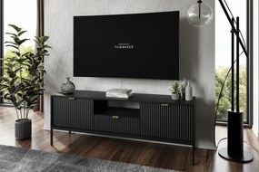 TV STOLÍK VIGGO ČIERNY PODSTAVEC 154 cm