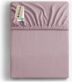 Staroružová napínacia plachta jersey 90x200 cm Amber – Restilo