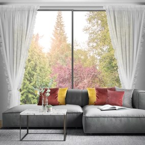 ZÁCLONA NA PÁSKE KATHY 140X270 CM BIELA