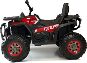 LEAN CARS Nabíjateľná štvorkolka XMX607 Červená farba