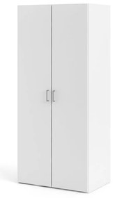 Biela šatníková skriňa 78x175 cm Space – Tvilum