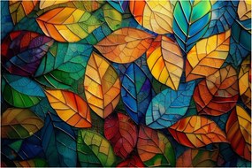 Obraz - Mozaika z listov (90x60 cm)