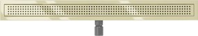 Mexen Flat M08 nerezový sprchový žľab 80 cm, zlatá, 1525080-15