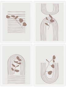 Obrazy v súprave 4 ks 30x40 cm – Casa Selección