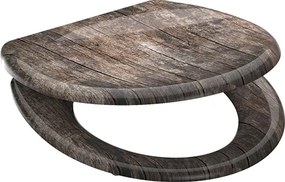 Eisl Sanitär WC sedadlo Duroplast Soft Close Old Wood 82368
