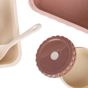 Obedový box POPPIE ružový 896038