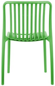 Zelená plastová jedálenská stolička Glee – Leitmotiv