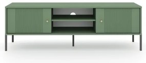 Televízny stolík LUE zelená/čierna