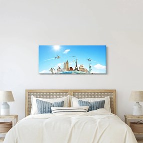Obraz - Cestovanie (120x50 cm)