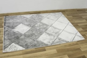 Koberec Felix 9313A lesklý sivý / krémový