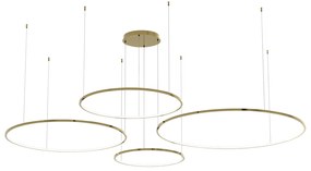 Závesné LED svietidlo Saturno, 4x LED 120w, 4000k, g