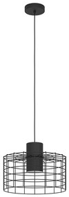 Eglo 43627 - Luster na lanku MILLIGAN 1xE27/40W/230V pr. 38 cm čierna