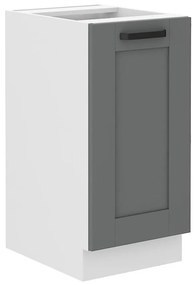 Kuchynská skrinka Luna dustgrey/biela 40D 1F BB