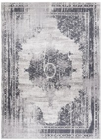 Dywany Łuszczów, Kusový koberec ANDRE Ornament 1187, 160x220, šedá, chodba / predsieň