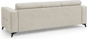 Sofa Nardo s funkciou spania - svetlý béžový šenil Vibe 06
