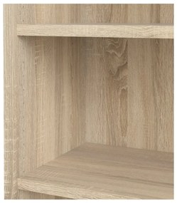 Modulárna knižnica v dekore duba v prírodnej farbe 89x222 cm Prima – Tvilum