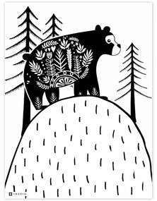 Obraz na stenu - Medveď v lese