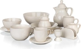 Šálka ​​s tanierikom Natural 250 ml, ivory