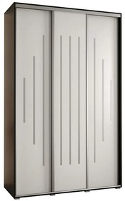 Skriňa 45 Canaris 12 180 čierna/biela/silver