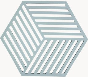 Silikónové podložky pod poháre Hexagon, 6 ks