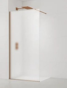 Sprchová zástena SAT Walk-in 110 cm brúsený rose gold SATBWI110MSPRRG