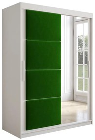 Skriňa Tapi 150 Biely/zelená