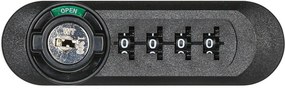 Nadstavba pre skrine FRAME, 2x dvere, 872 x 450 x 427 mm, mechanický zámok, biela