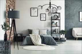 Toolight Toolight, závesné svietidlo 5xG9 APP1021-5CP, čierna, OSW-05559