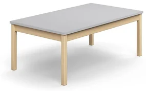 Stôl DECIBEL, 1400x800x530 mm, akustický HPL - šedá