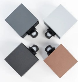 BRILAGI - LED vonkajšie nástenné svietidlo so senzorom CUBE LED/6W/230V čierne IP65