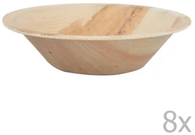 Sada 8 jednorazových misiek z palmového listu Esschert Design