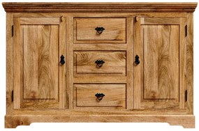 Komoda Guru 140x90x45 z mangového dreva Mango natural