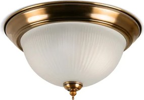 Brilagi - Stropné svietidlo FRESCO 2xE27/40W/230V pr. 28 cm mosadz