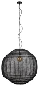 Čierne závesné svietidlo ø 70 cm Meezan – Dutchbone