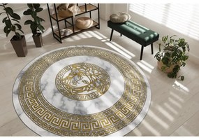 Kusový koberec Ada krémový kruh 160cm