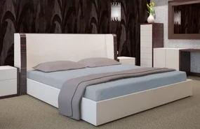 Sivá posteľná plachta Šírka: 200 cm | Dĺžka: 220 cm