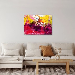 Obraz abstrakcie - maľba (70x50 cm)