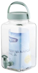 Nápojová fľaša s kohútikom Pear Line, 3 l
