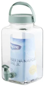 Nápojová fľaša s kohútikom Pear Line, 3 l
