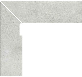 Sokel schodiskový Zanquin Recto Urban Gris ľavý 27/39