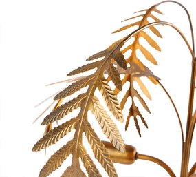 Art Deco stolná lampa zlatá 3-svetlo - Botanica