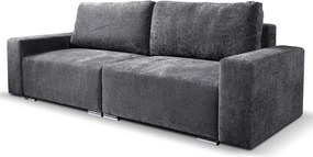 Rozkladacia pohovka Anafi, tmavo šedá látka