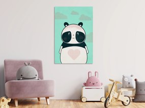 Artgeist Obraz - Careful Panda (1 Part) Vertical Veľkosť: 80x120, Verzia: Premium Print