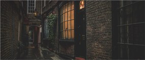 Obraz - Londýnska ulica (120x50 cm)