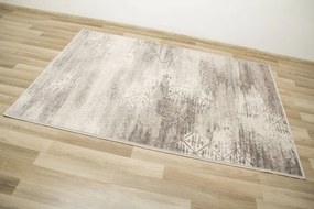 Koberec Dywilan Raw 4 Silver sivý / krémový